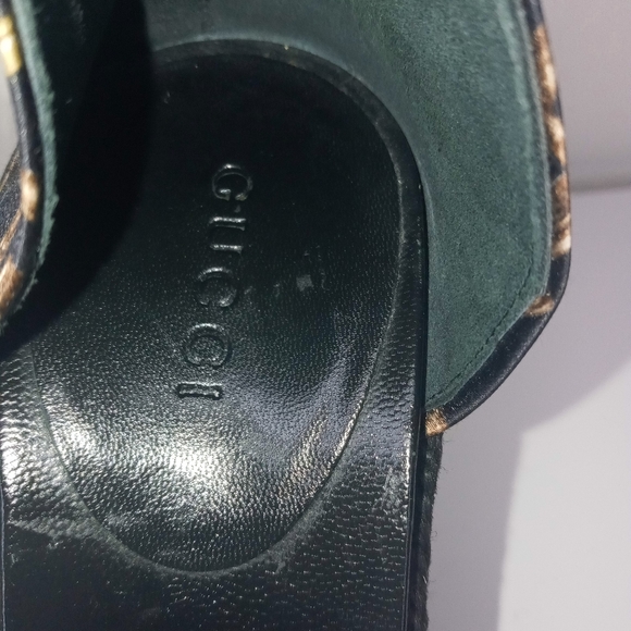 GUCCI ESPADRILLES WEDGE HIGH HEEL SHOES - Picture 2 of 11